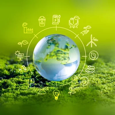 A picture of the globe